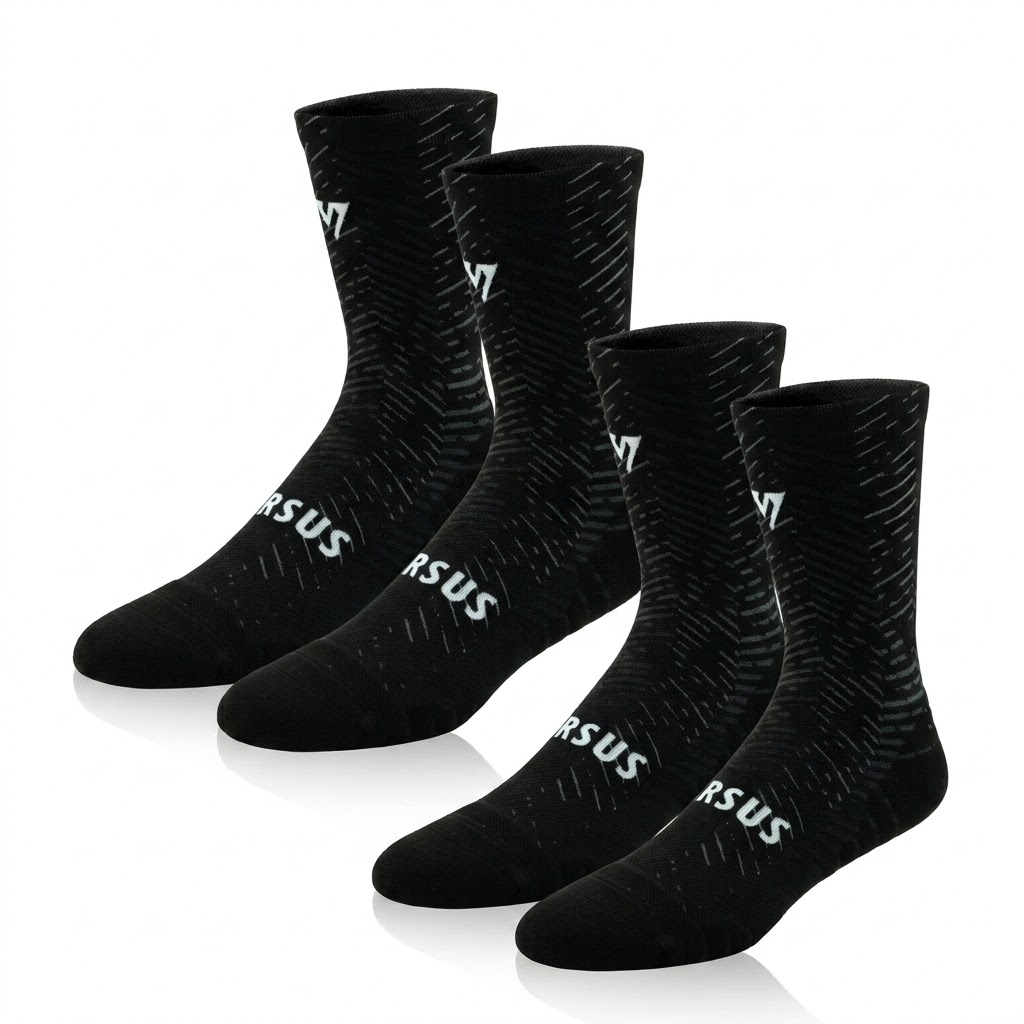 2x Pairs of Unisex RIDE 2.0 Active Crew Socks