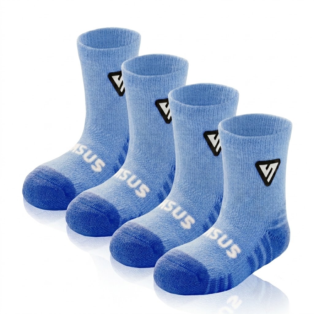 2x Pairs of Baby Blue Socks