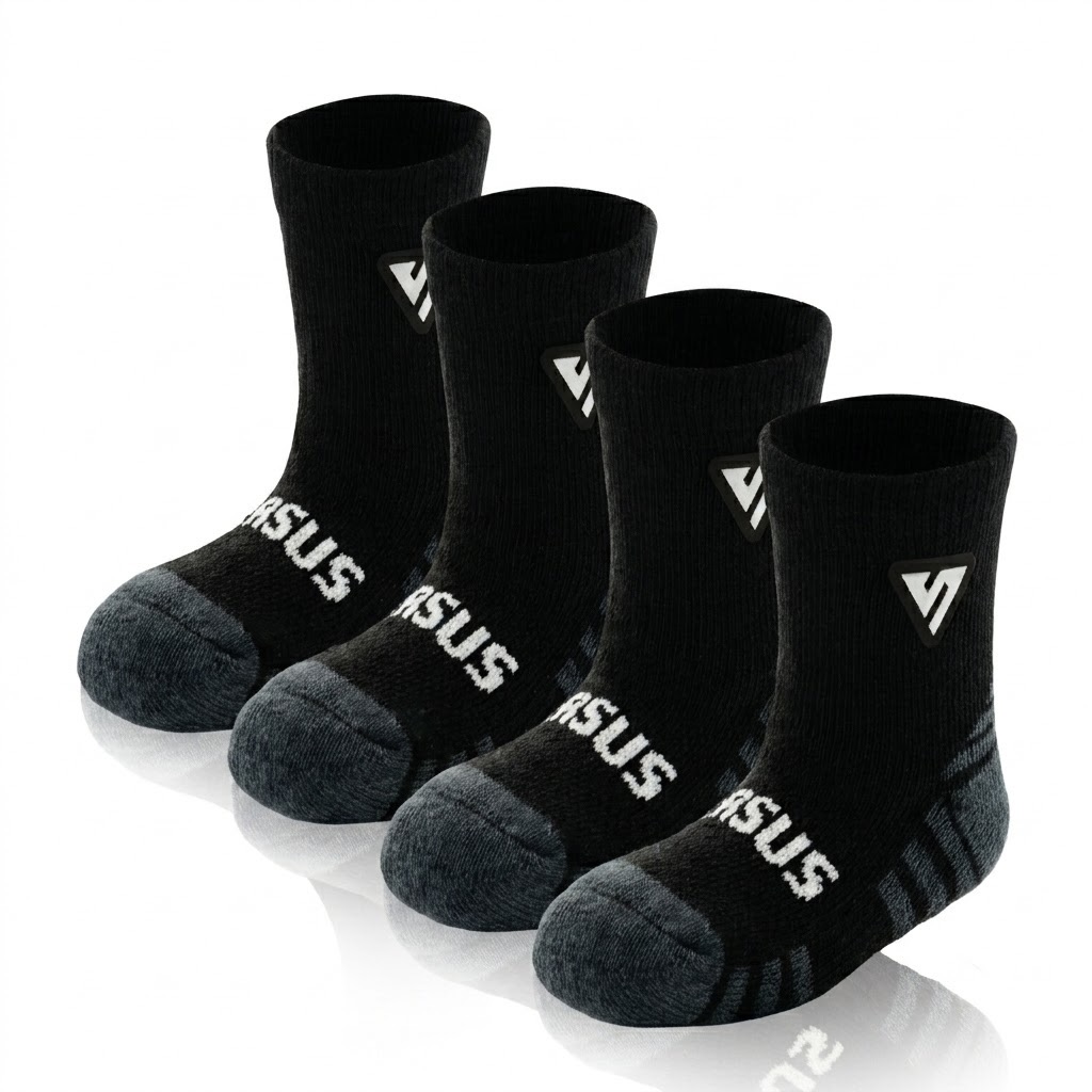 2x Pairs of Baby Black Socks