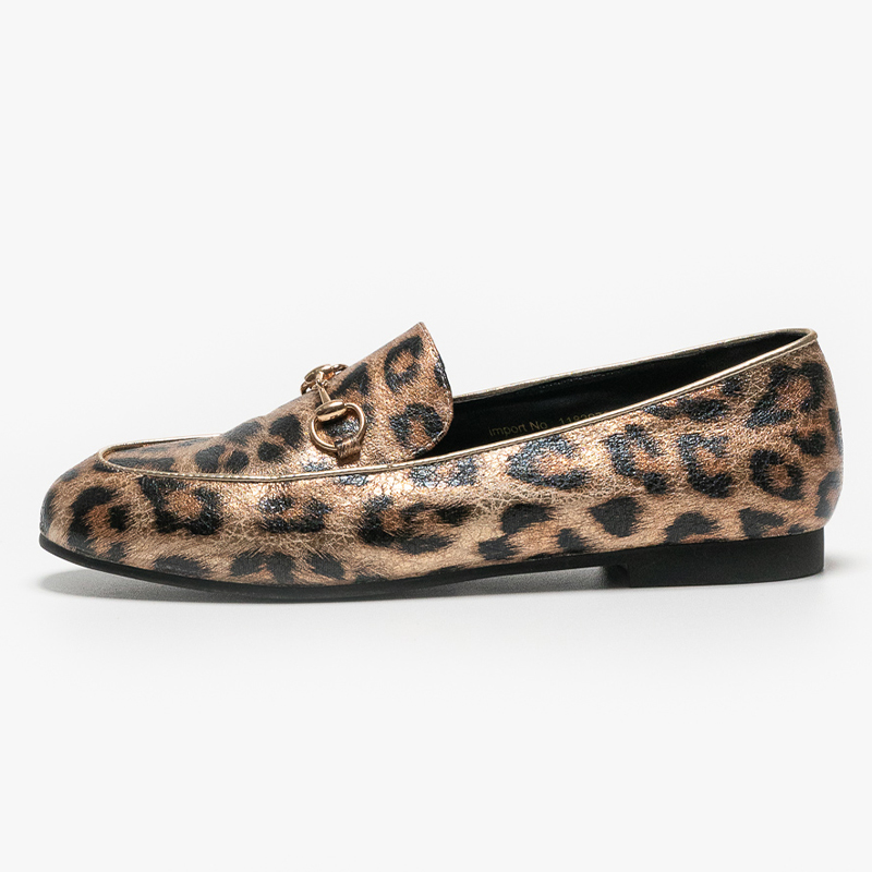Ladies Moccasin Mira Thin Buckle Loafers