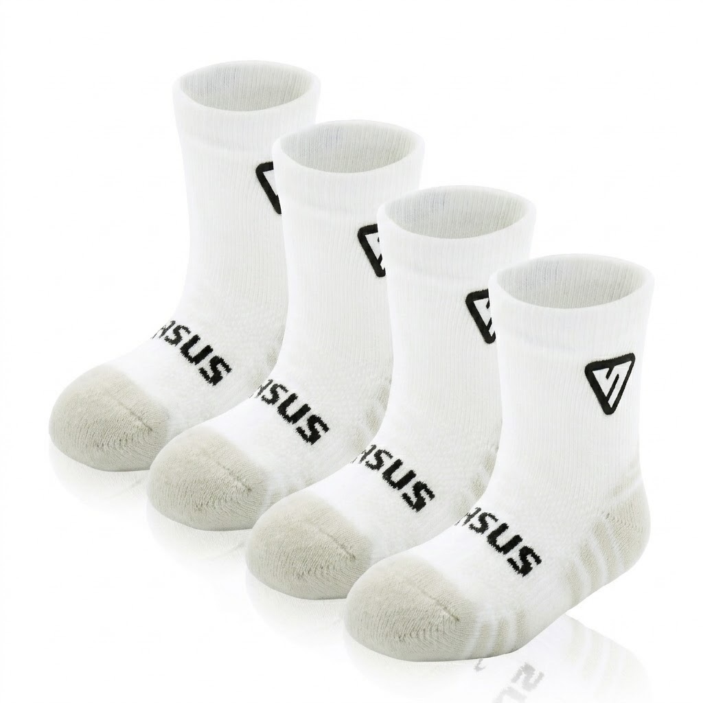 2x Pairs of Baby White Socks