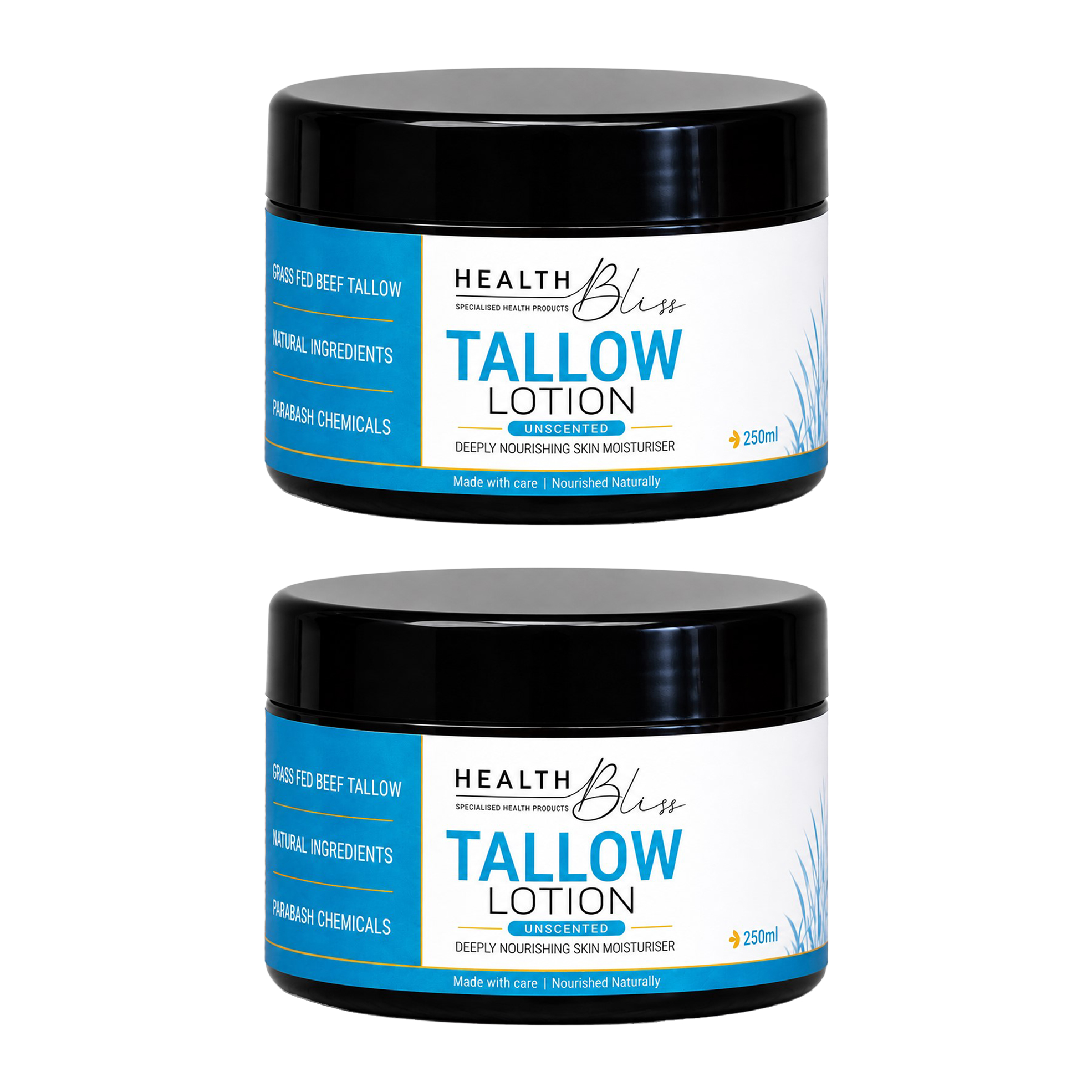 2x 250ml Tallow Lotions