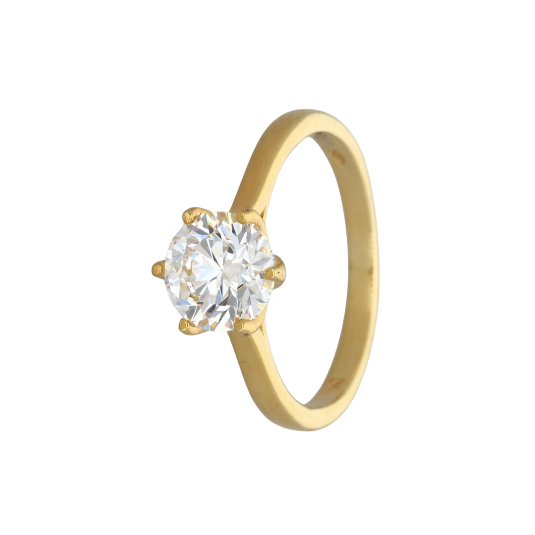 Yellow Gold 6 Claw 1.50ct