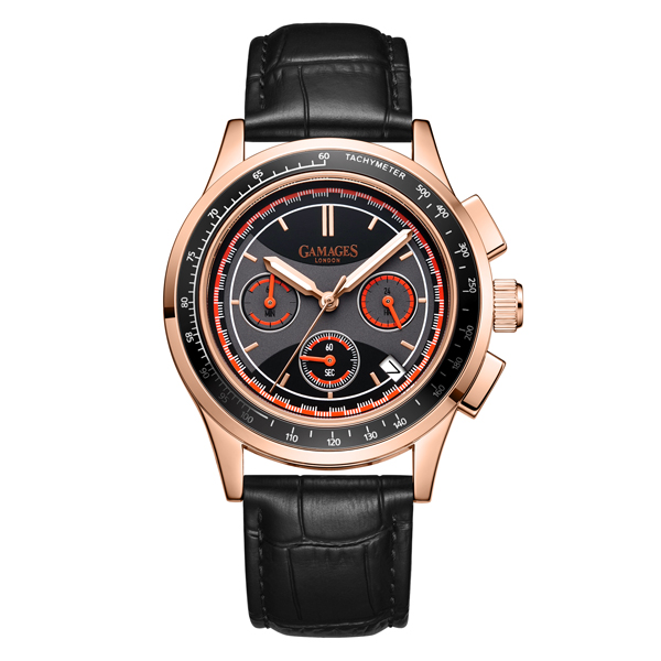 Men's Limited Edition Hand Assembled Barxton Mechanical Quartz Chronograph Watch