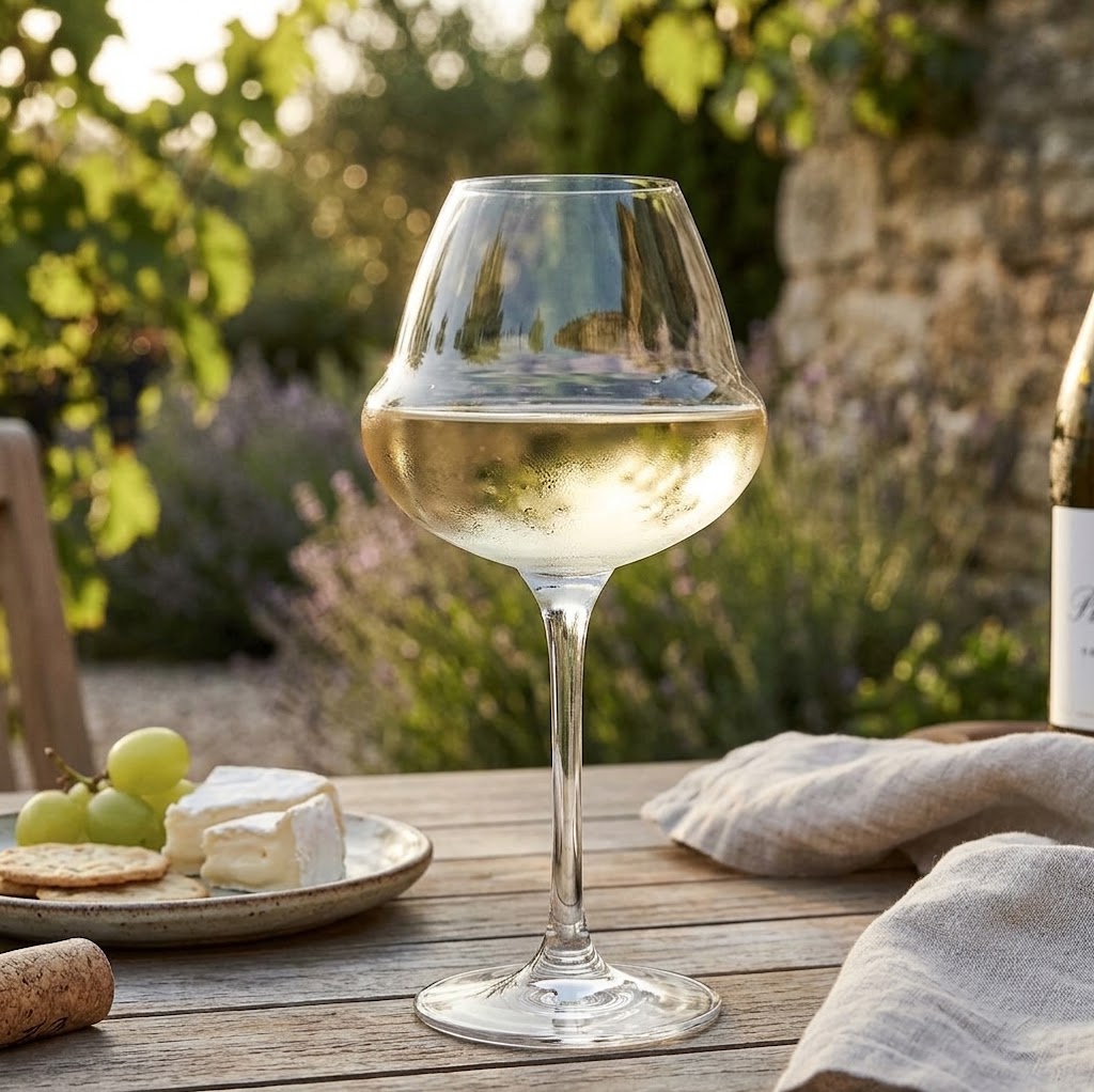 6x 420ml Oenomust Crystal White Wine Glasses