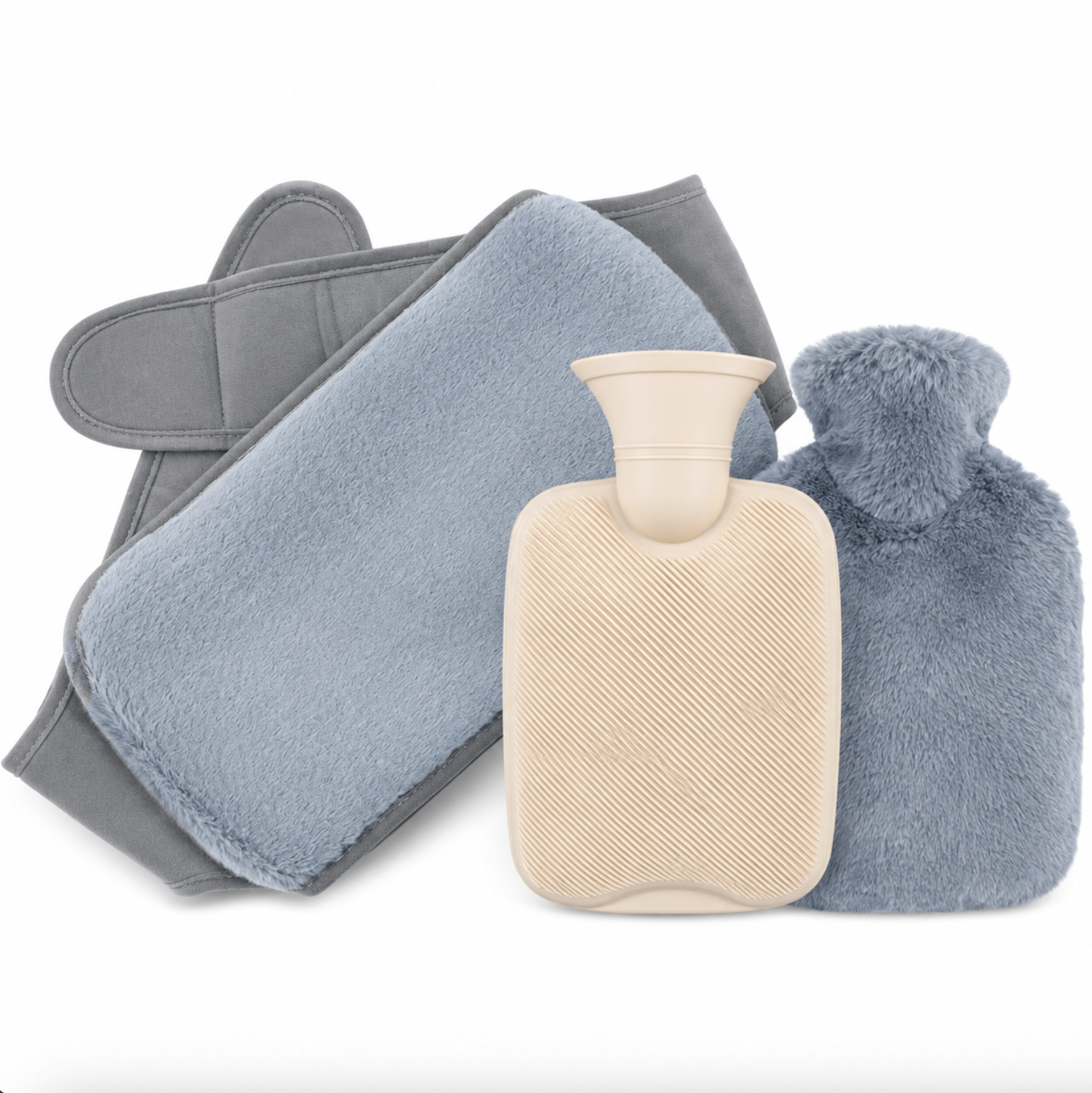3-in-1 Abdominal Hot Water Bottle Set