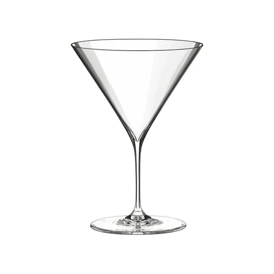 4x 440ml Charmant Martini Handmade Crystal Glasses