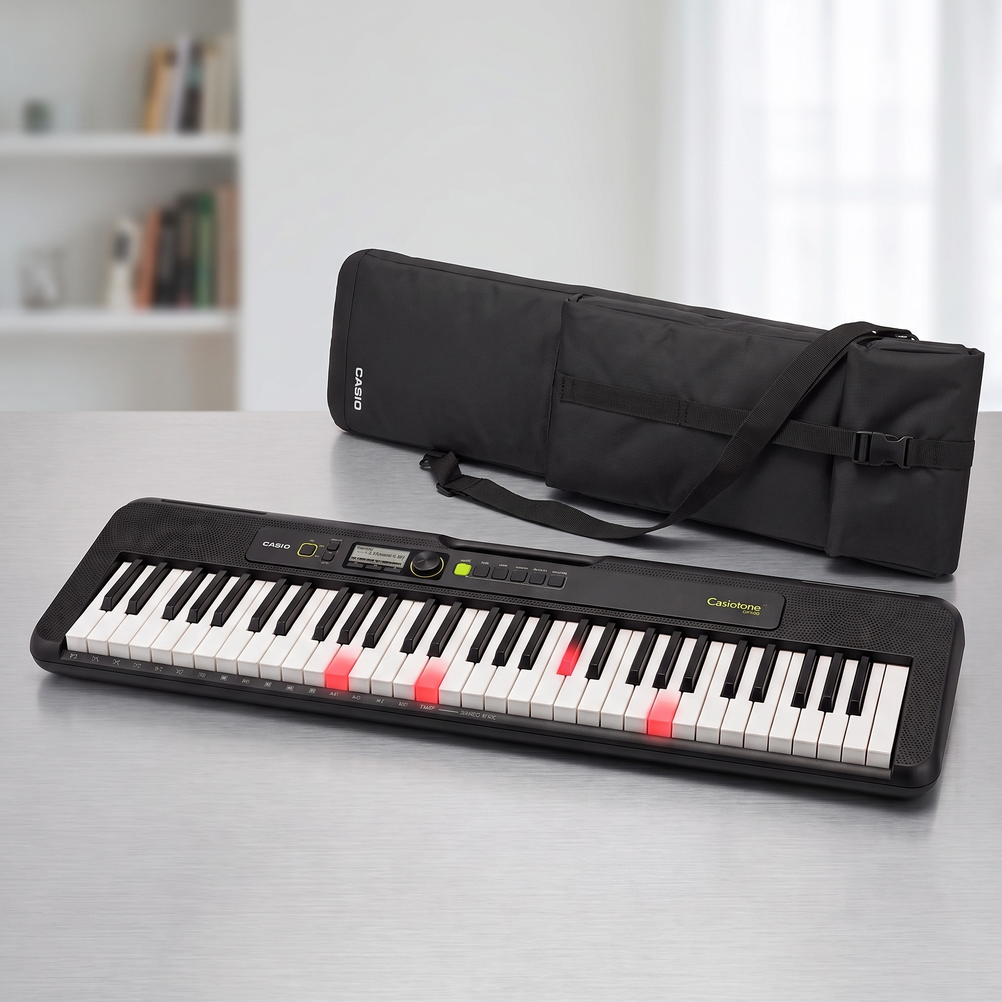 61-Key Lighting Touch Responsive Keyboard with Bag (Model: LK-S250)