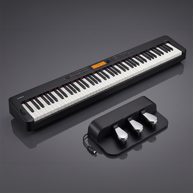 88-Key Compact Digital Piano with 3-Pedal Unit (Model: CDP-S360BK)