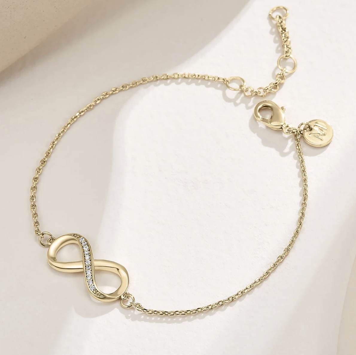 Infinitely Yours Bracelet With Cubic Zirconia Crystals