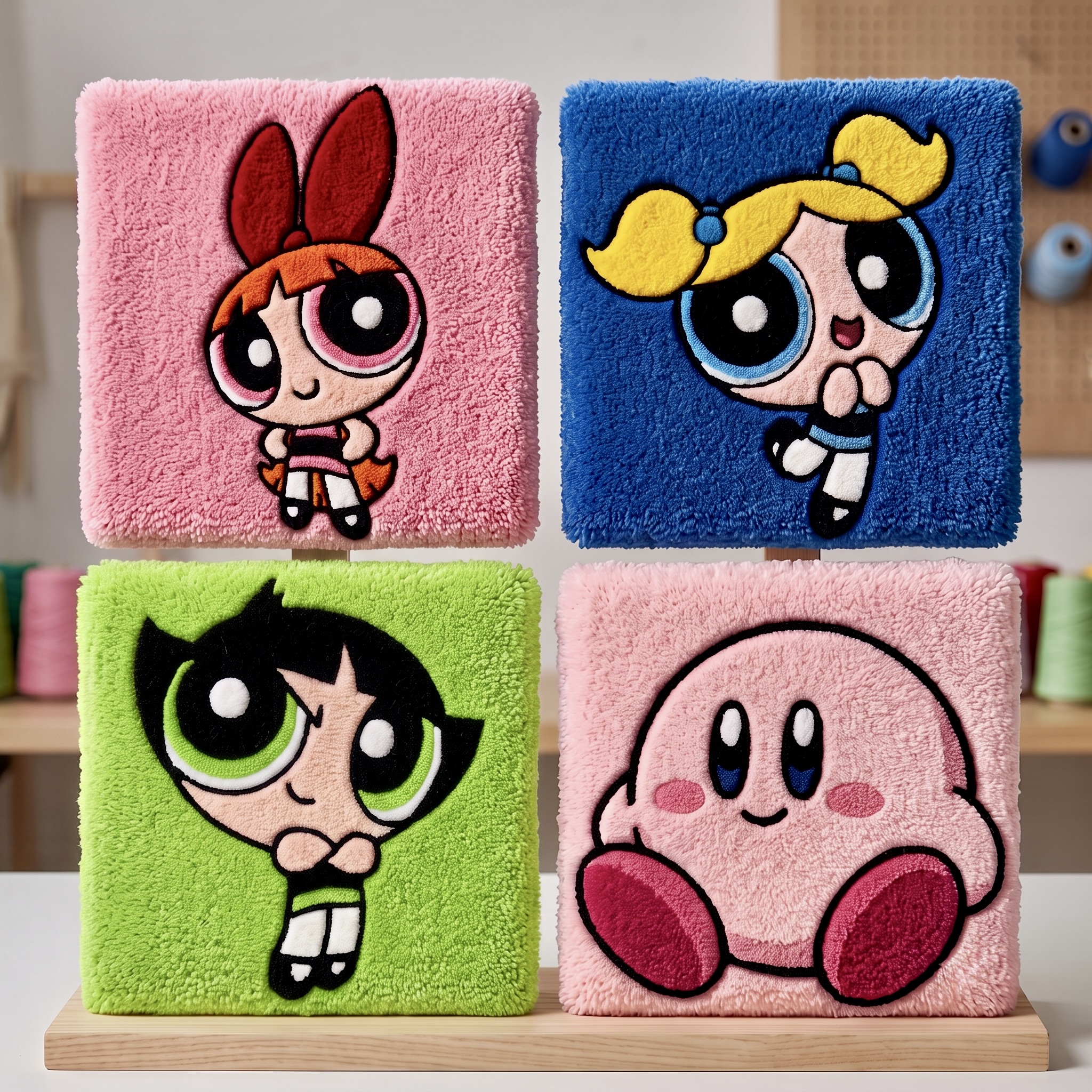 4-Piece Cotton Painting Bundle