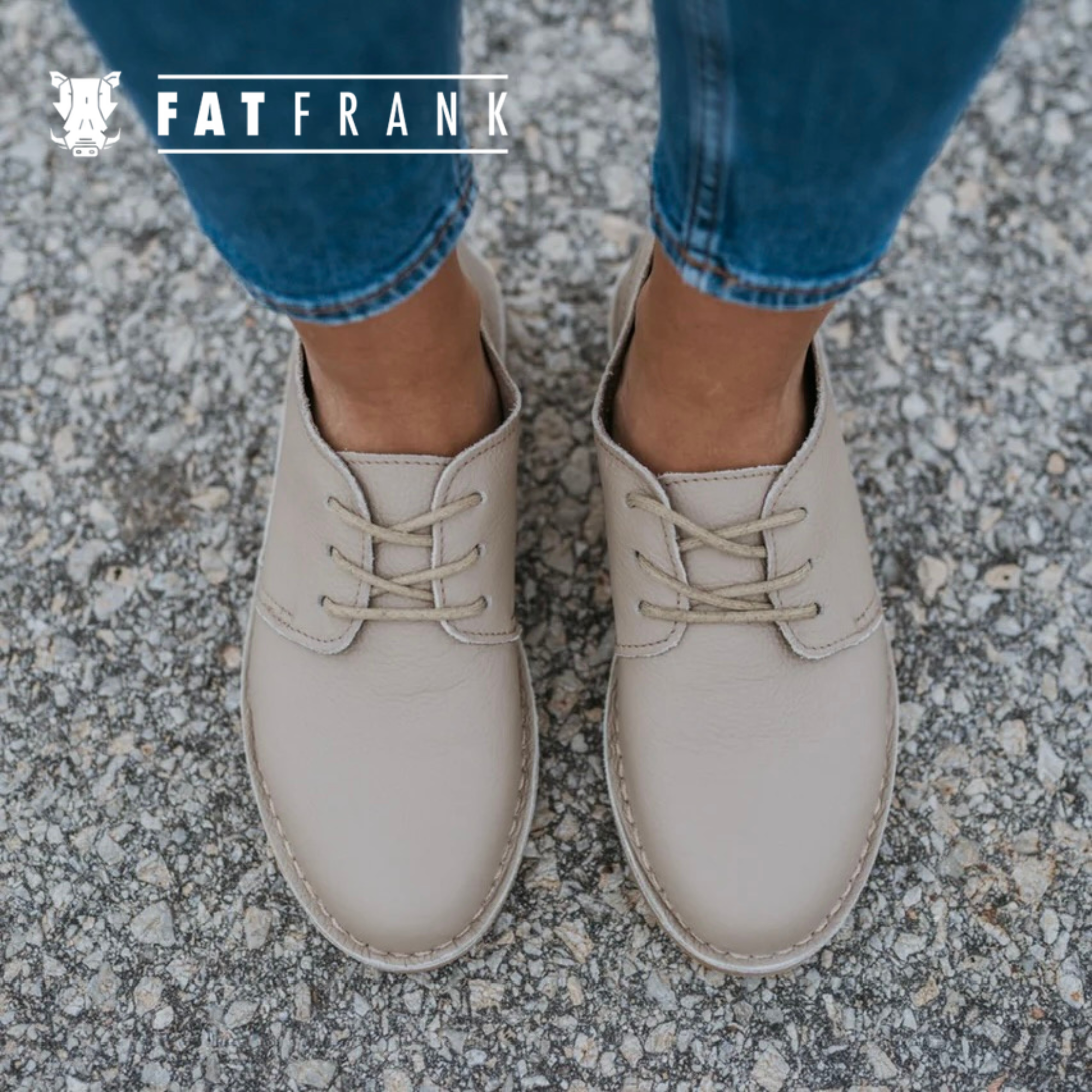 Ladies Oyster Genuine Leather Vellies