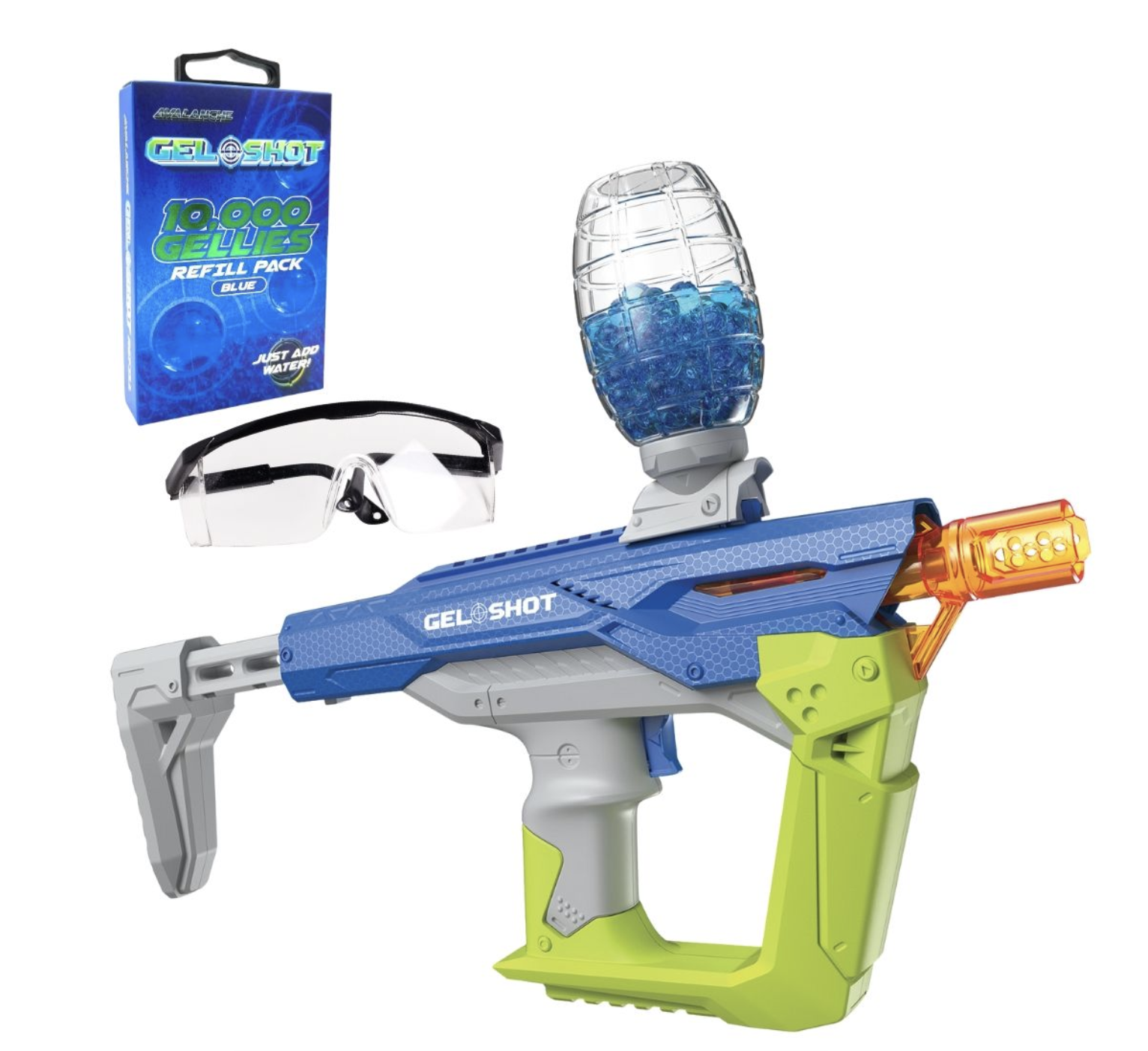 Automatic Gel Shot Pro Blaster with 10000 Gellies