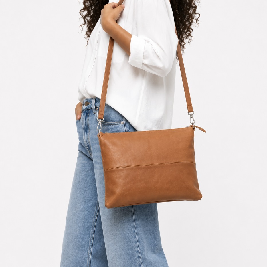 Genuine Leather Ladies Messenger Bag