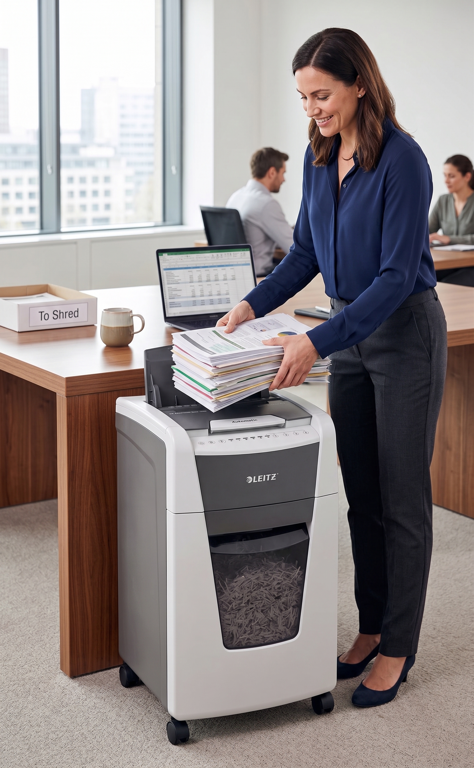 Autofeed Office 300 Cross-Cut P4 Shredder