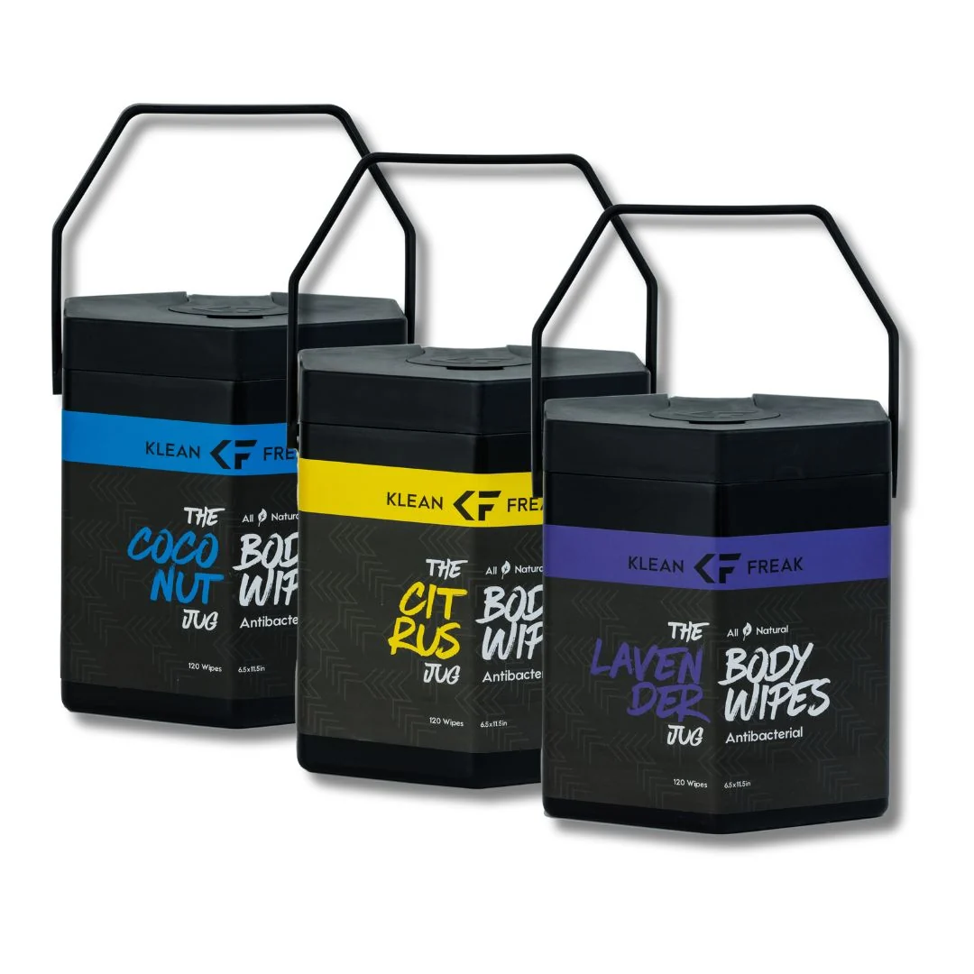 Antibacterial Body Wipes Jug (120's)