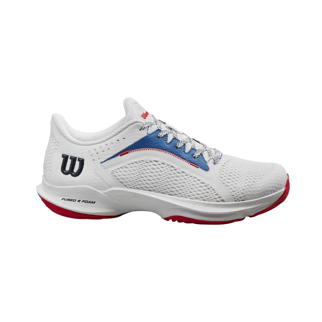 White/Deja Vu Blue/Wilson Red
