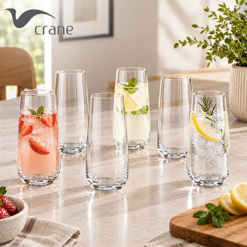 6x 440ml Sandra Highball Tumblers