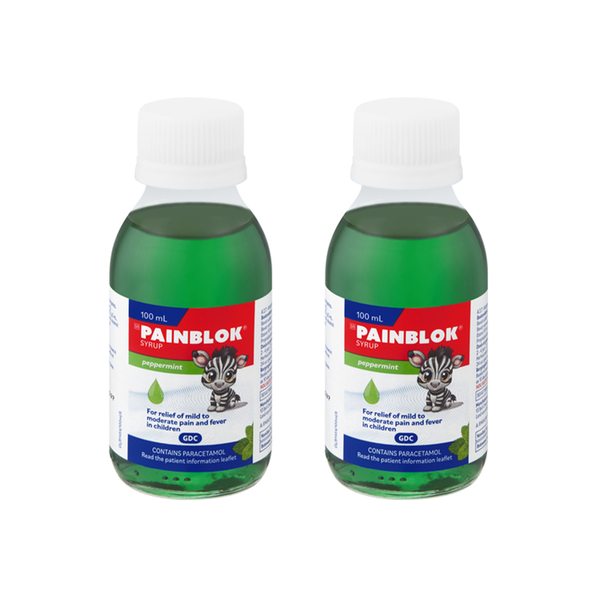 2x 100ml Kids Pain Syrups