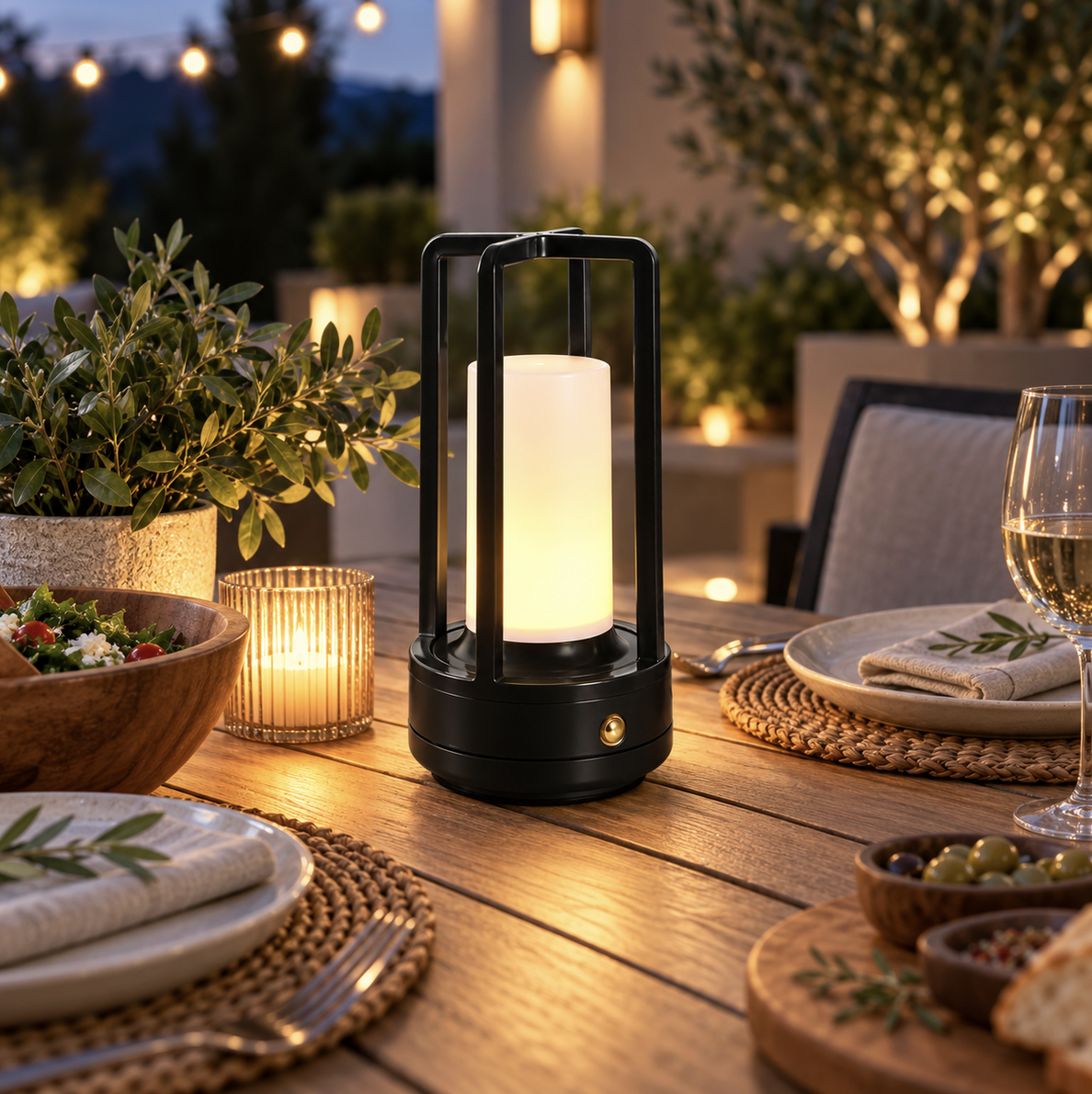 Rechargeable LED Lantern with 3 Colour Modes