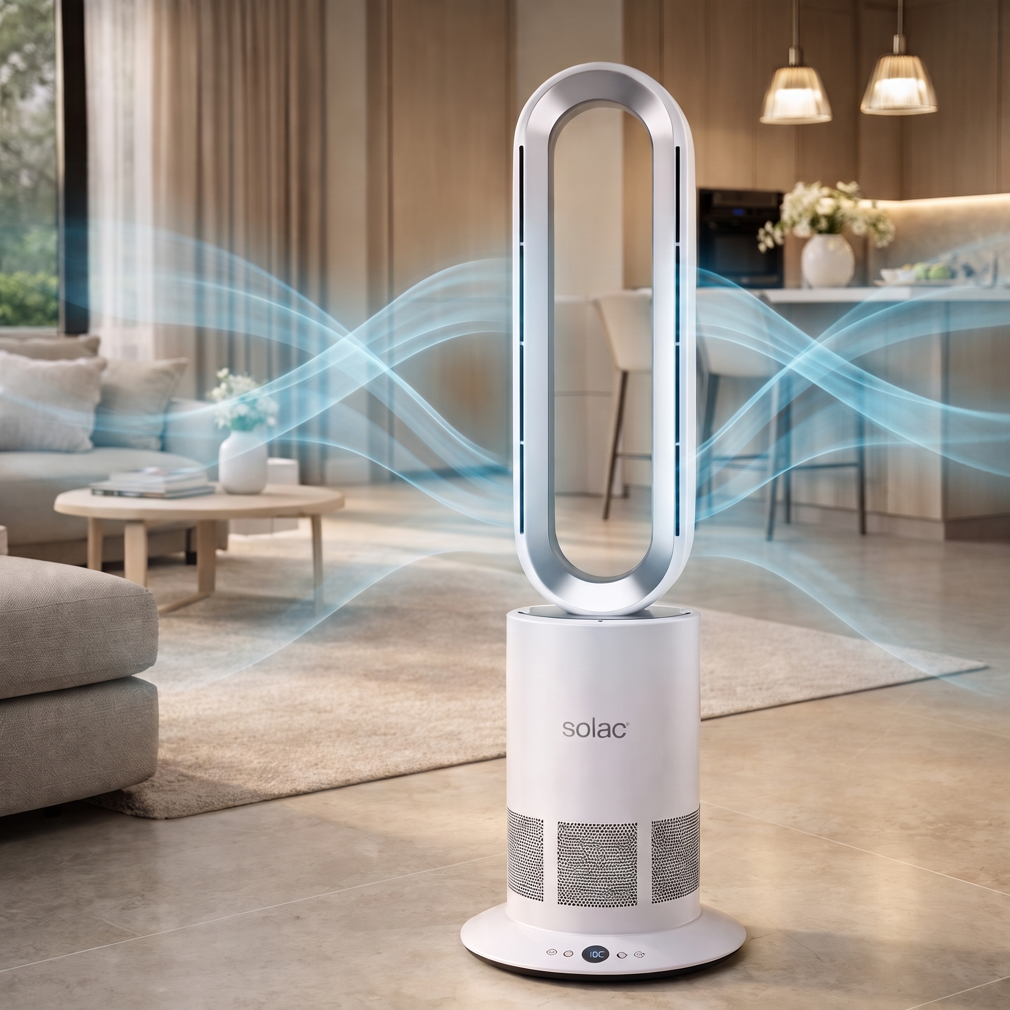 13-Speed Dual Bladeless Climate Fan & Heater (Model: S947246)