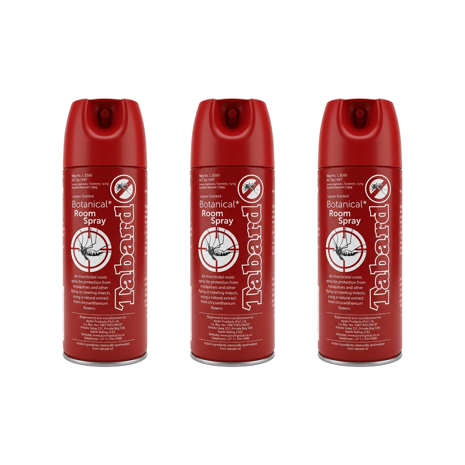 3x 300ml Citronella Botanical Room Sprays