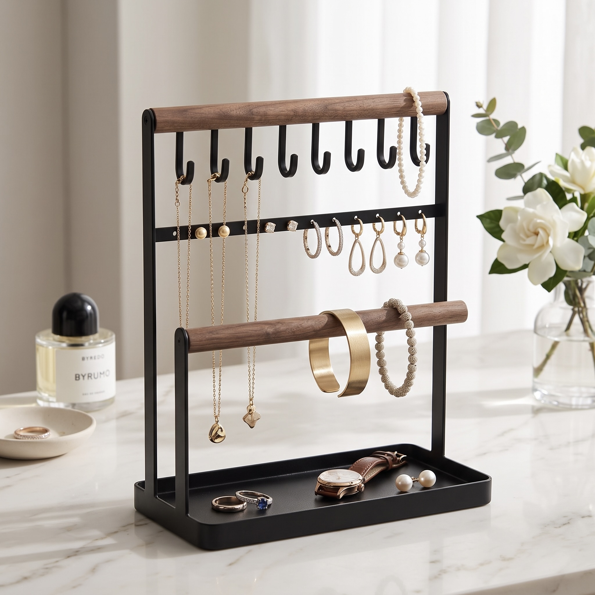 Multi-Tier Jewellery Organiser Stand