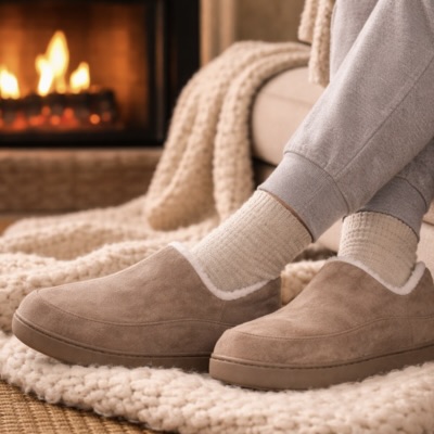 Men's Khaki Brown Milan Slippers