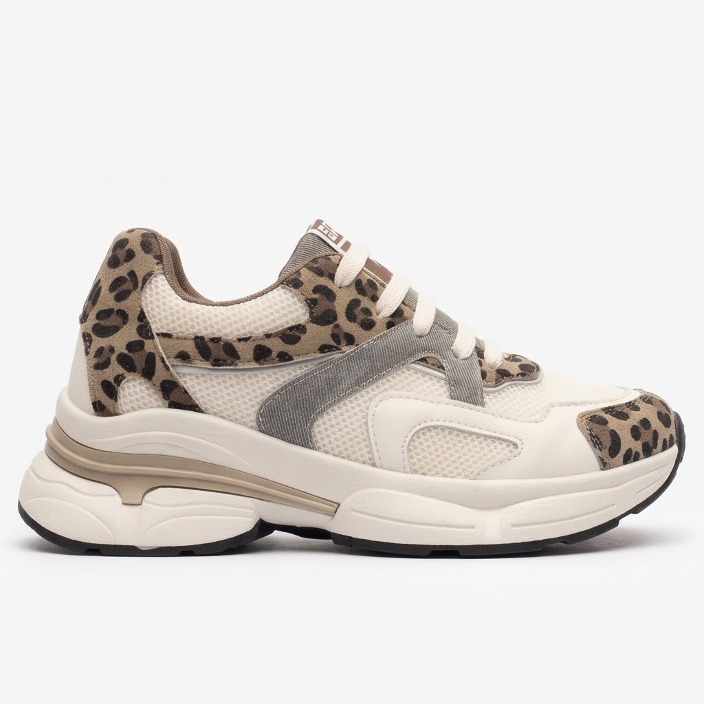 Ladies Moss PU Sneakers