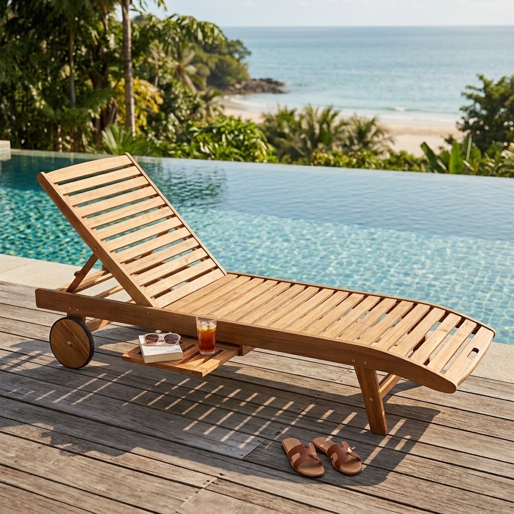 Breeze Sun Lounger with Tray
