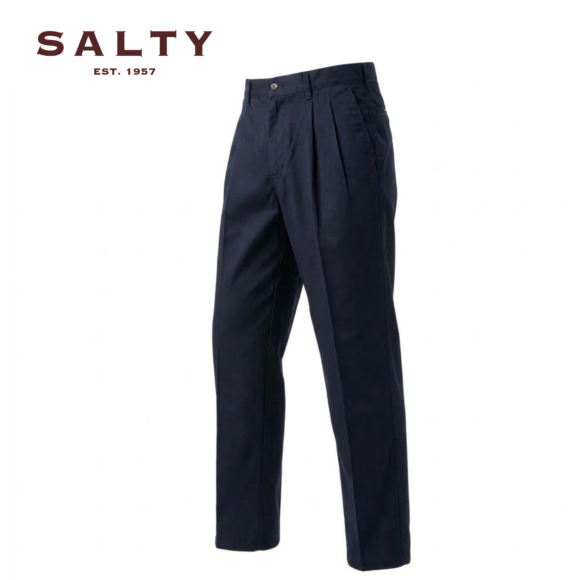 Men's Cotton Pleated Chino Pants