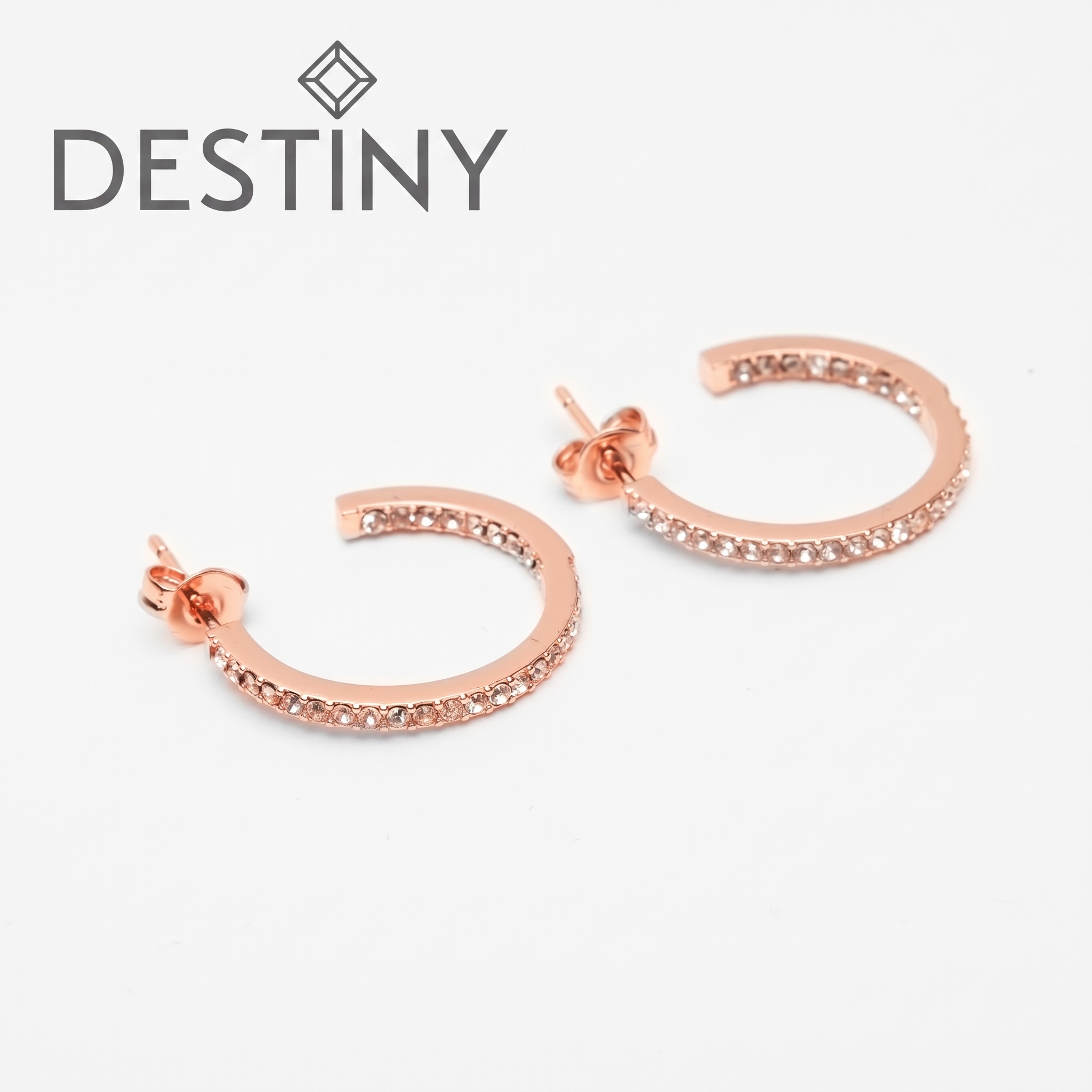 Jenna Earrings with Swarovski Crystals