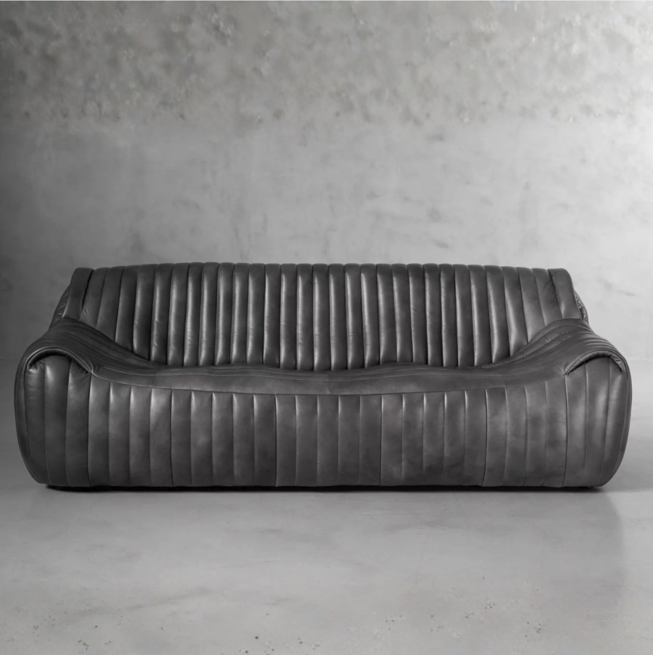 Full-Grain Leather Couch