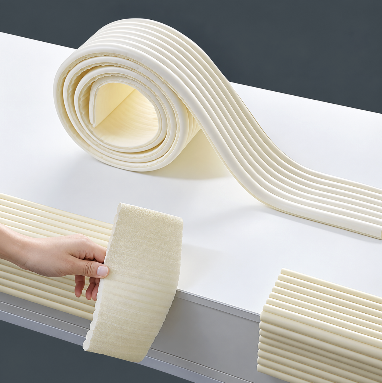 Ribbed - Cream