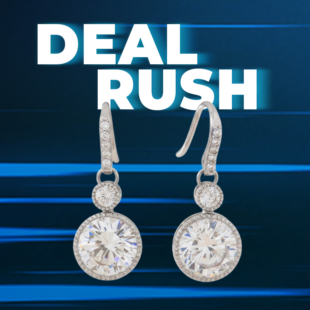 Stephanie Drop Earrings with Swarovski Crystals