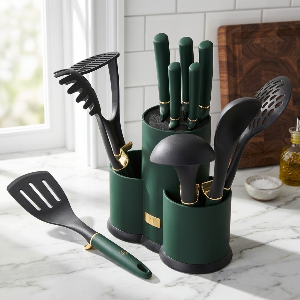 12-Piece Non-Stick Coating Kitchen Utensils Set