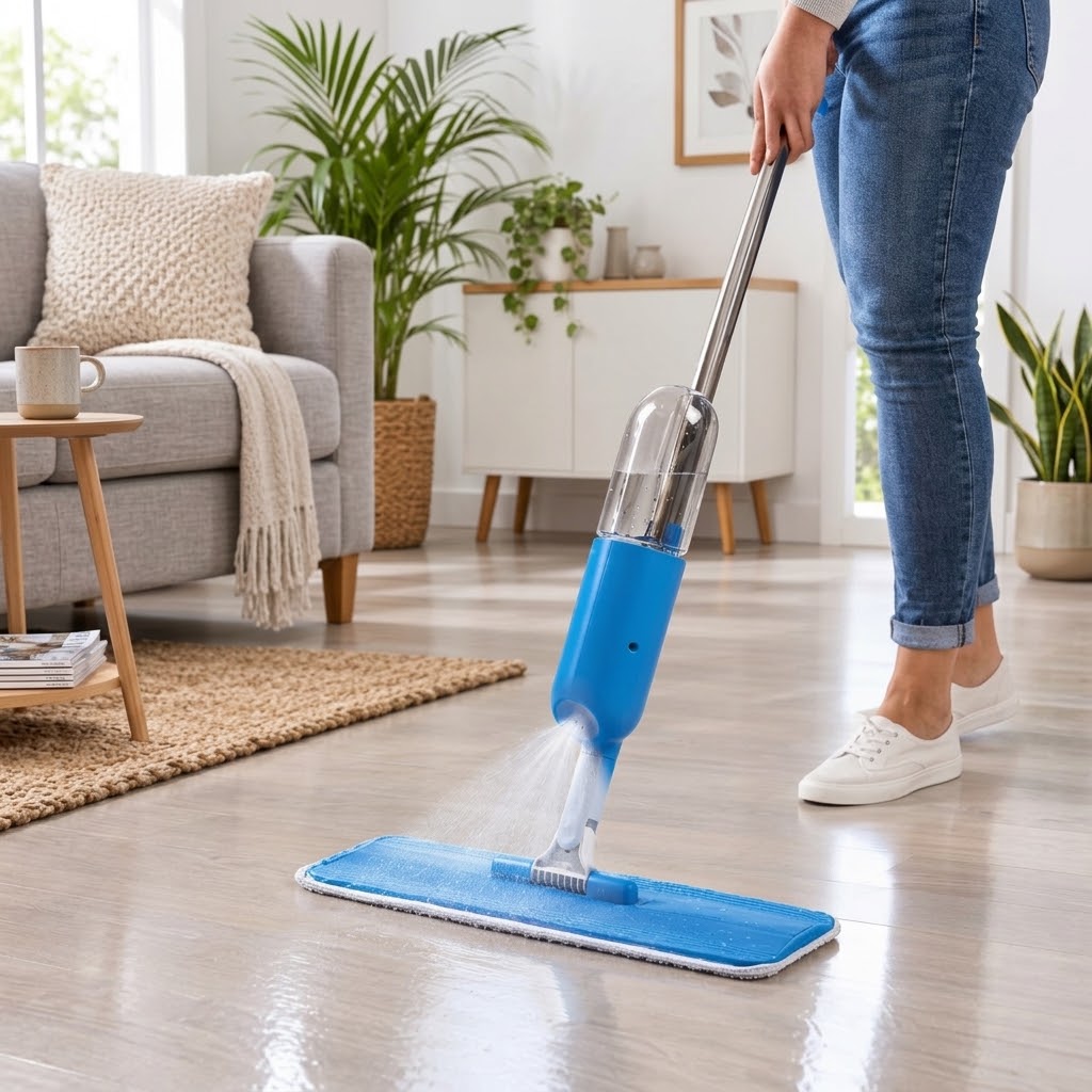 Spray Mop with 180° Rotating Head