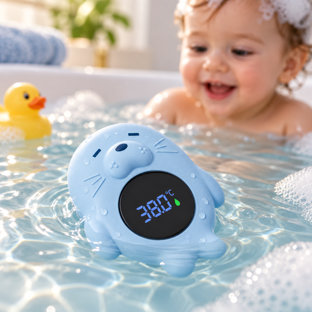 Seal Bath Colour-Coded Thermometer with Digital Display