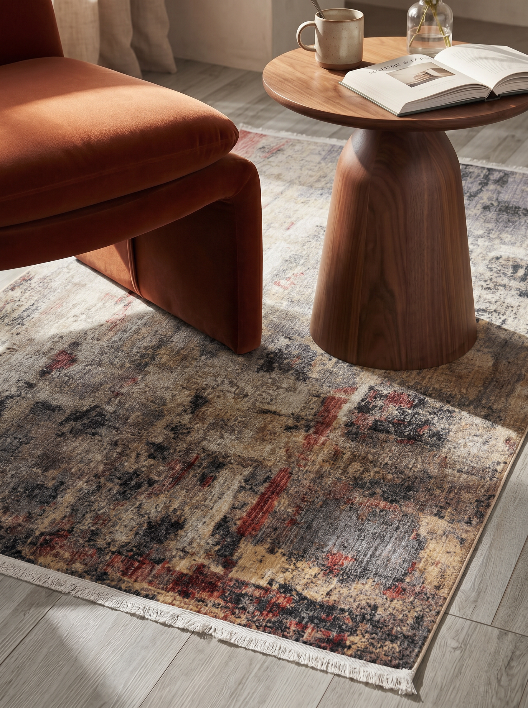 Lucia Cloud Abstract Rug