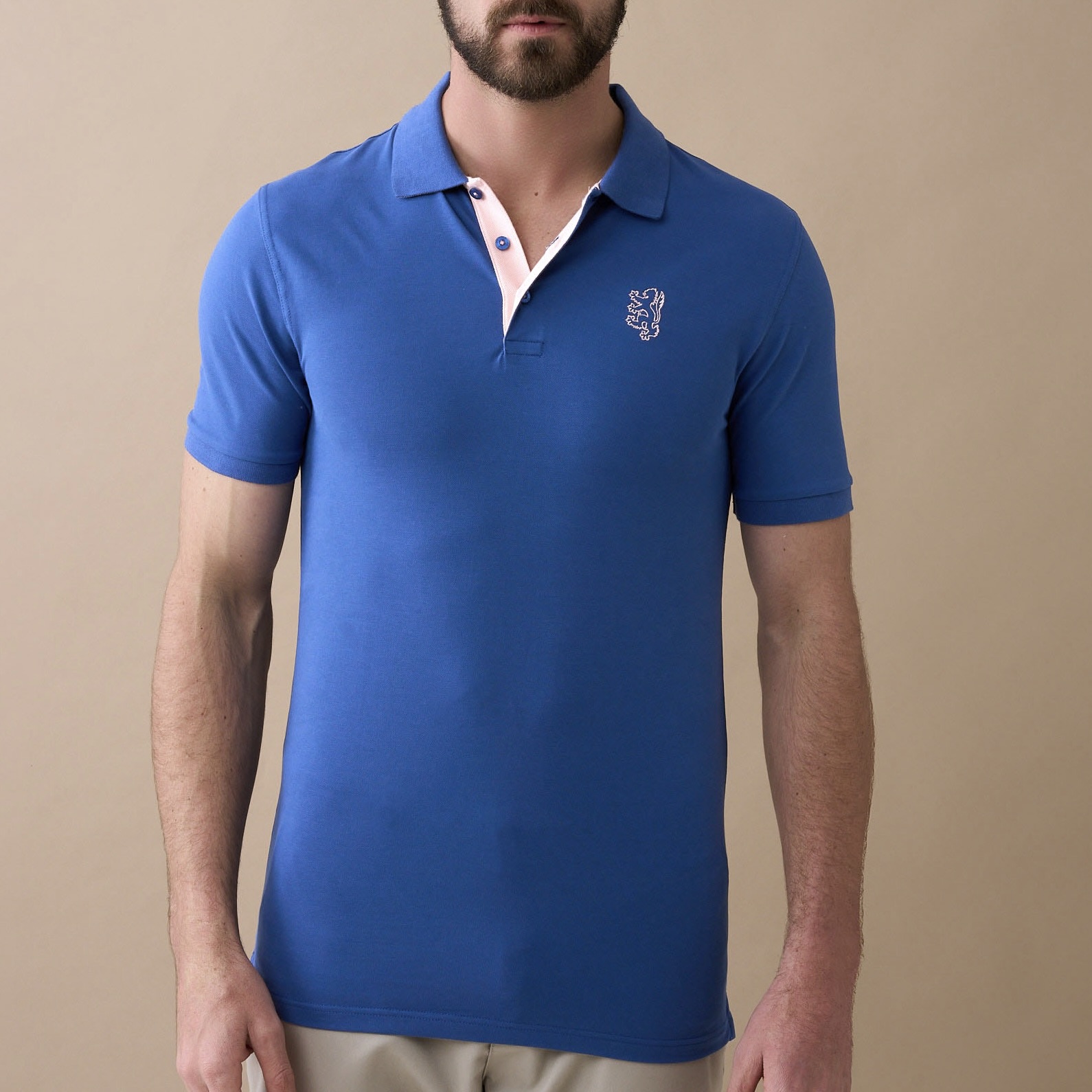 Men's Aiden Tailored Pique Golfer