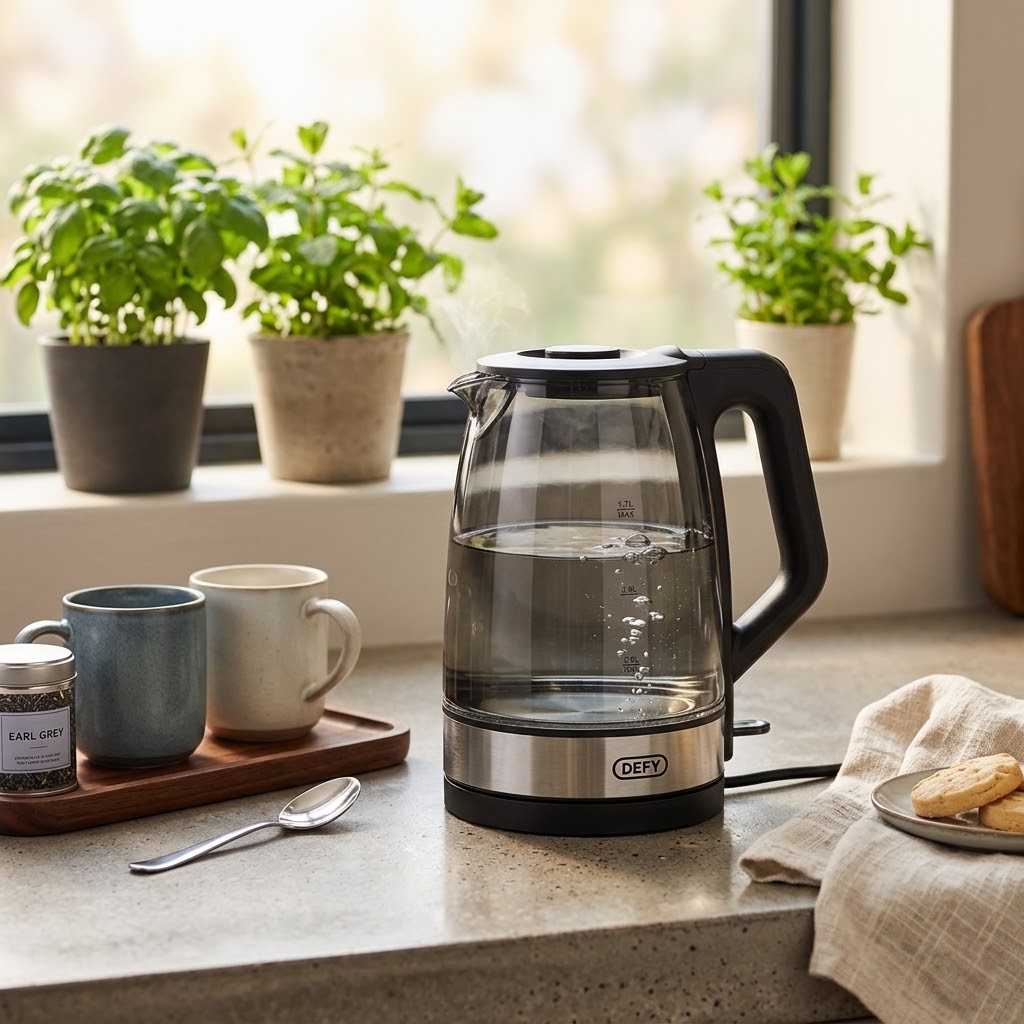 1.7L Tinted Glass Kettle (OP-GK2298S)