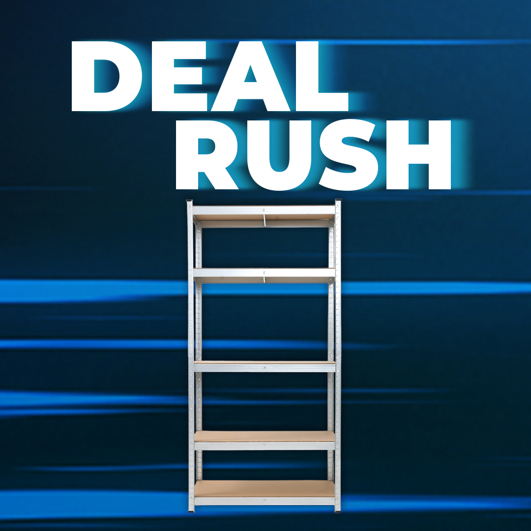 5-Tier Heavy Duty Adjustable Steel Shelf