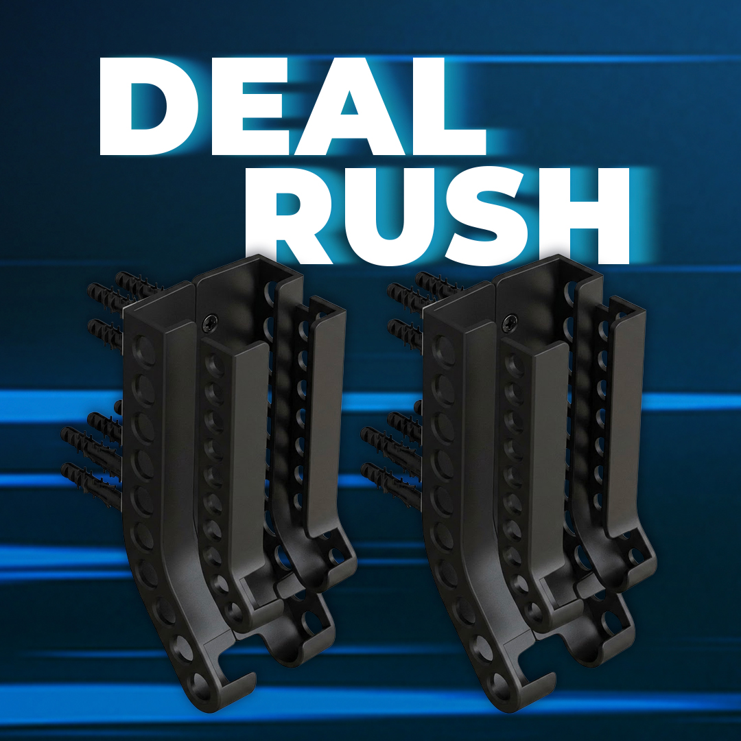 2x AA and AAA Wall‑Mounted Battery Organizers