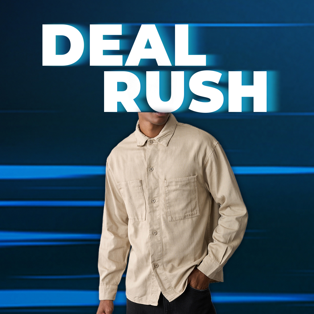 Men’s 2-in-1 Button-Down Shacket