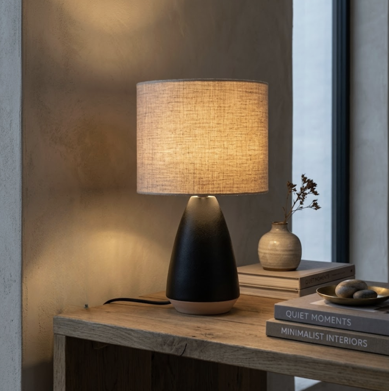 2x Ceramic Table Lamps