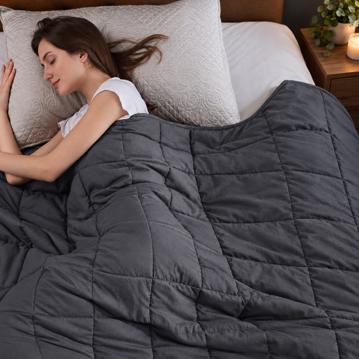 6.8kg Hypoallergenic Weighted Blanket for Adults