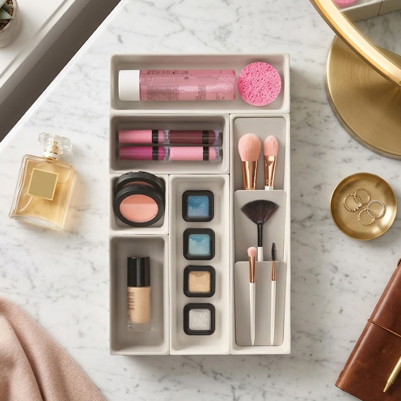 7-piece Makeup Drawer Organiser Set