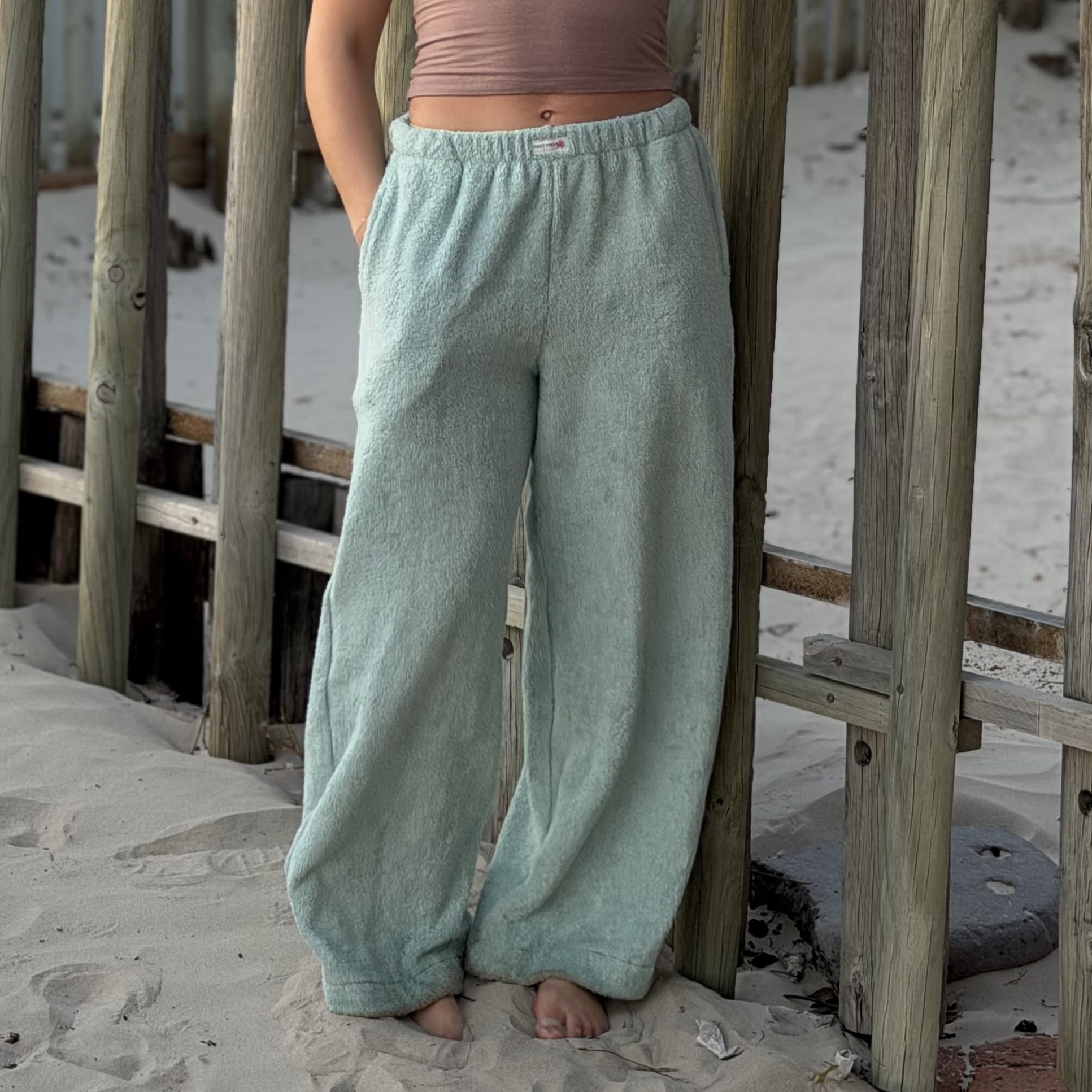 Unisex Towel Wide Leg Pants