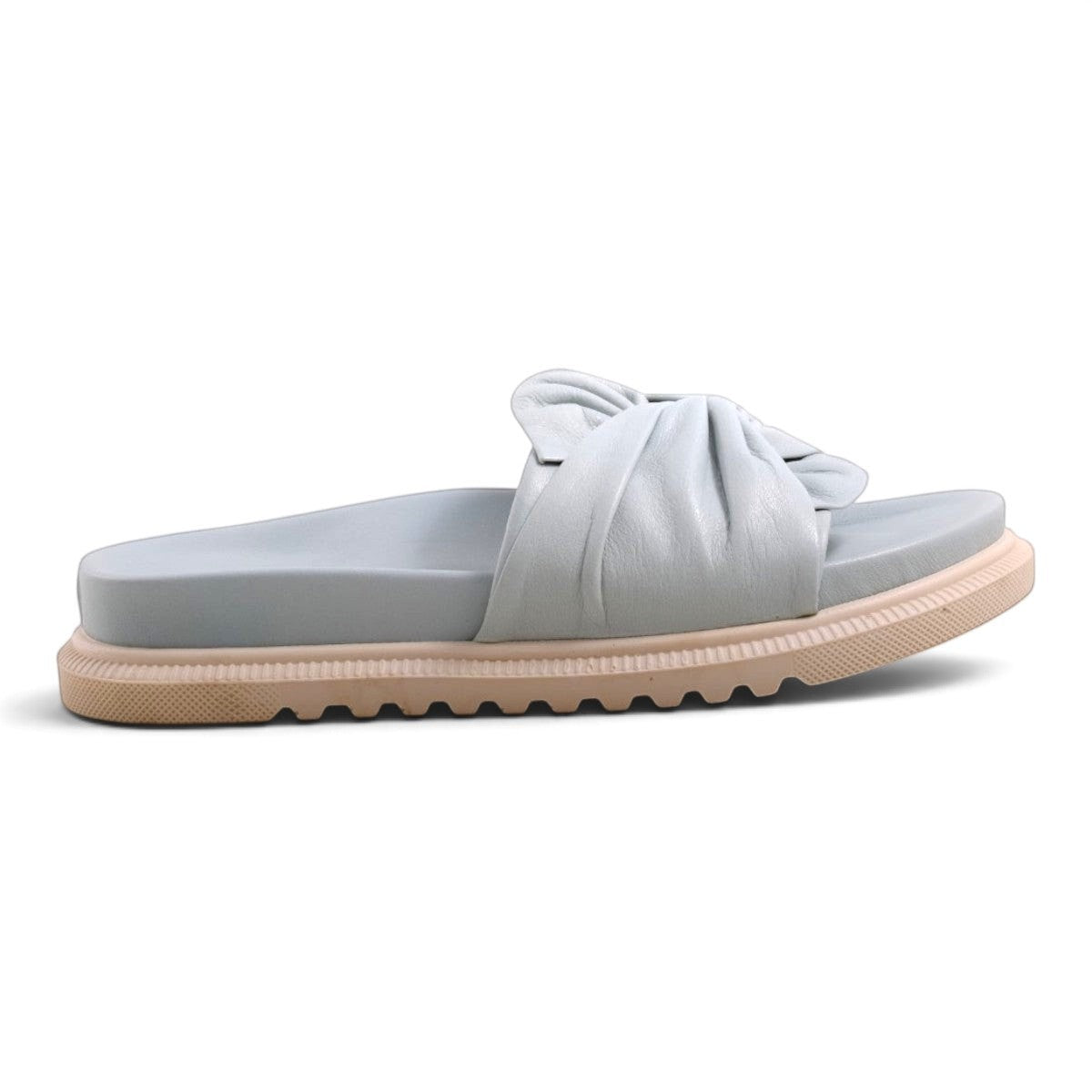 Ladies Genuine Leather Borgan Slides