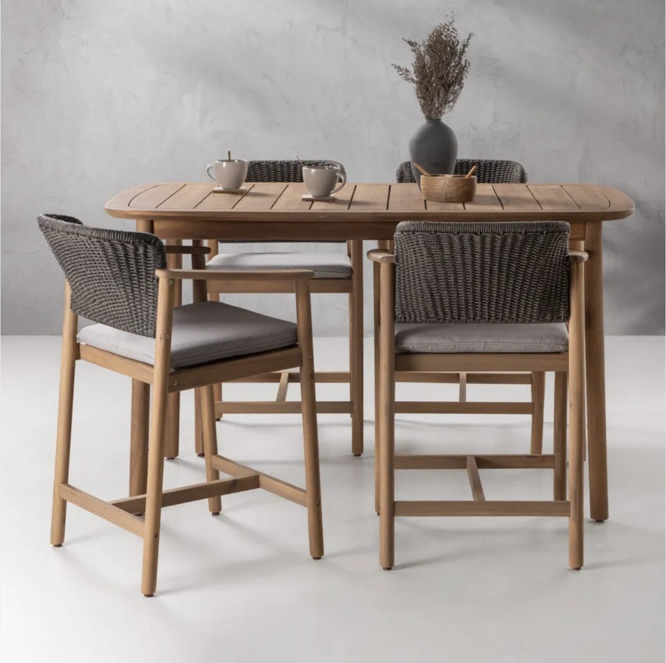 4-Seater Patio Counter Bar Set